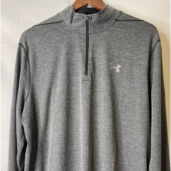 Men’s XL/TG/EG Under Armour Long sleeve pull over Gray Threadborne Shirt. - Picture 1 of 10